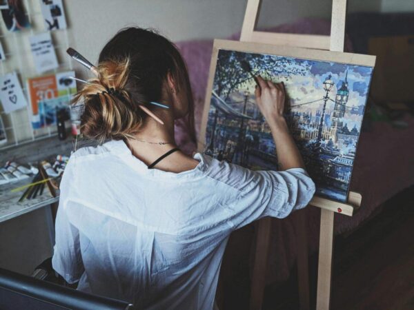 Pintura de rapariga
